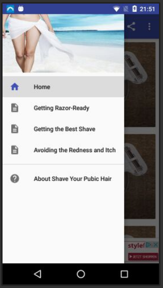 Shave Your Pubic Hair — приложение на Android