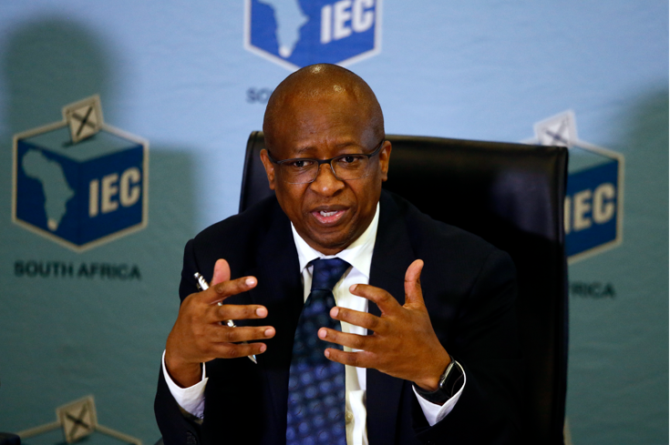 IEC chief electoral officer Sy Mamabolo says they have been informed by Dirco that missions in three countries have been closed due to security concerns. File photo.