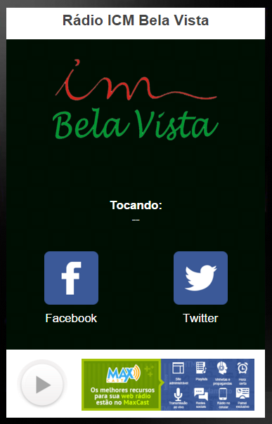 Android application Rádio ICM Bela Vista screenshort