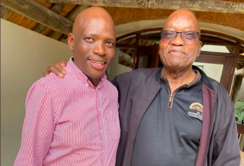 Former SABC COO and African Content Movement leader Hlaudi Motsoeneng visited former president Jacob Zuma over the weekend.