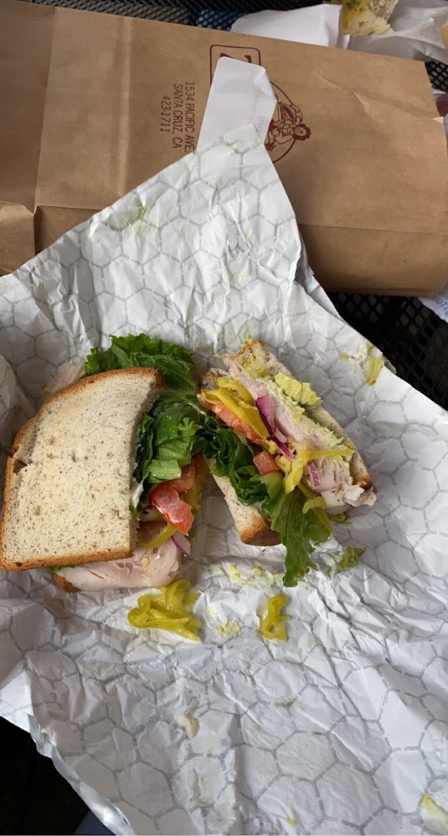 Gluten free build your own sandwich