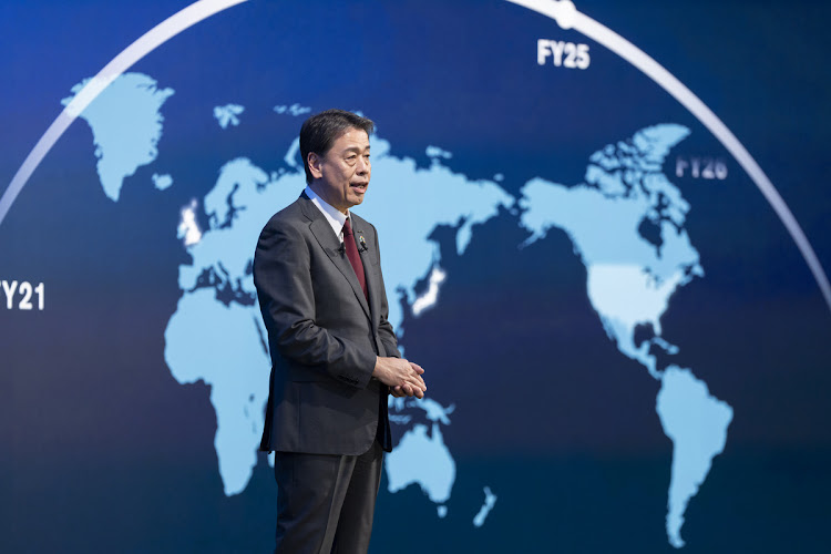 Nissan President and CEO Makoto Uchida outlines future plans. Picture: SUPPLIED
