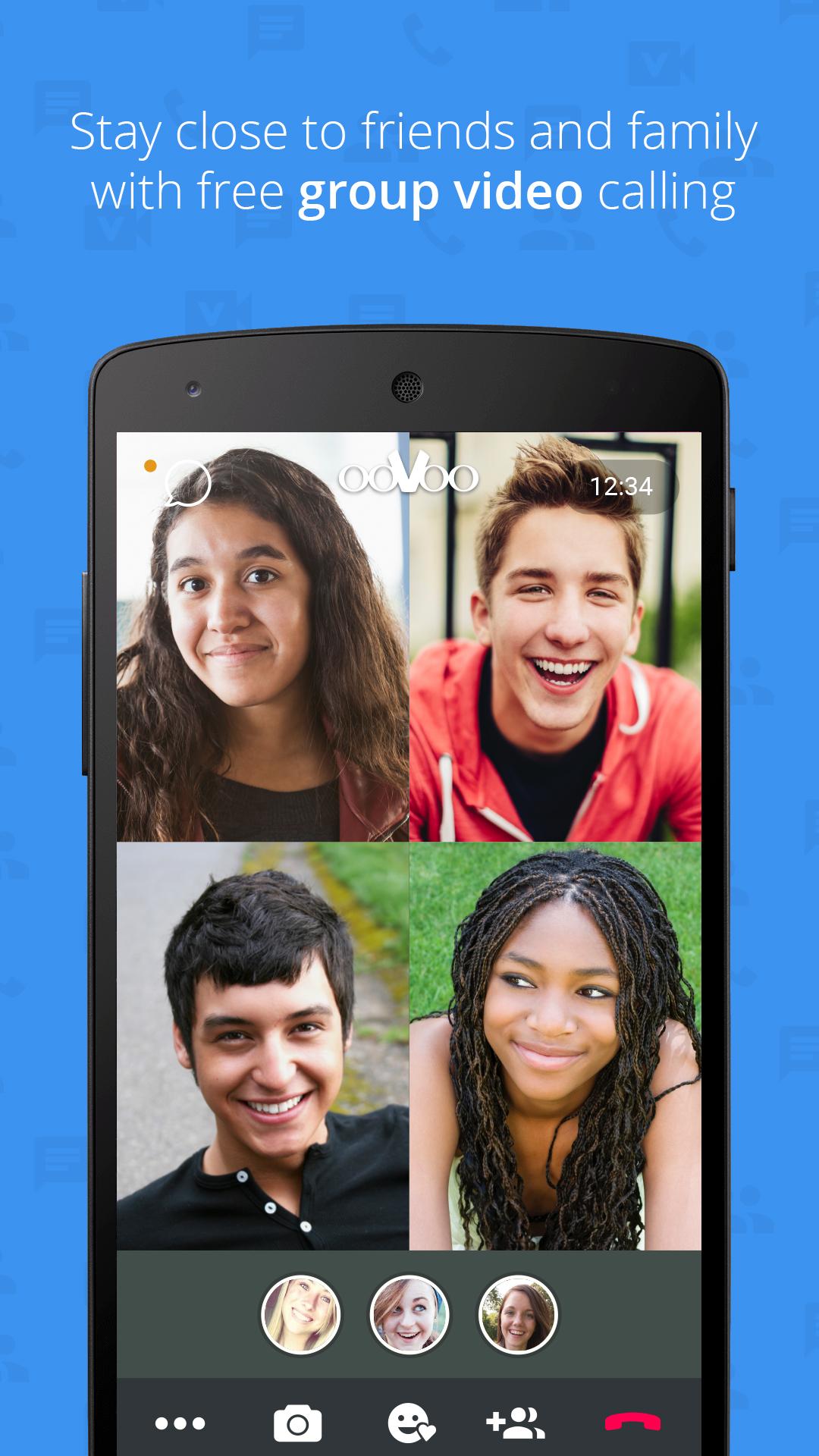 Android application ooVoo Video Calls, Messaging & Stories screenshort