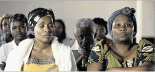tension: Amanda Quwe and Charmaine Kweyama in one of the scenes of 'Matatiele', a drama series on e.tv PHOTO: SUPPLIED