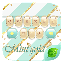 Mint Gold GO Keyboard Theme 4.5 APK Descargar