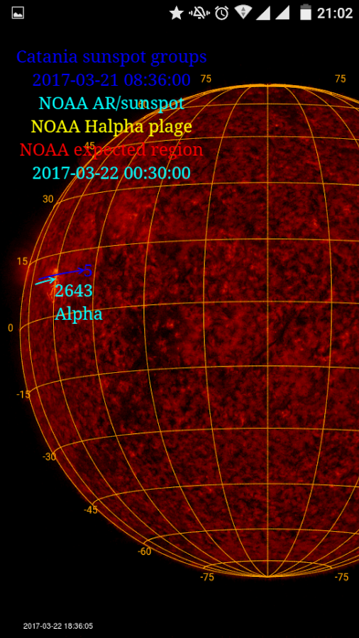 Space Weather Now — приложение на Android