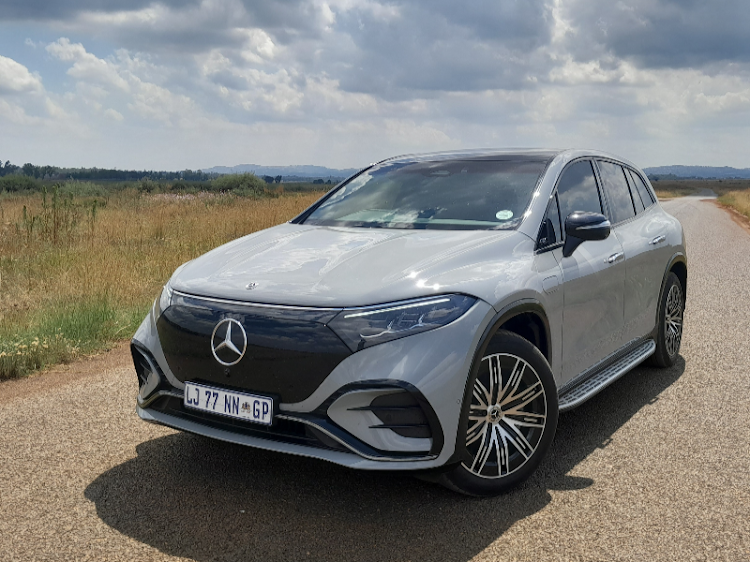 The Mercedes-Benz EQS 450 is a luxurious and practical electric SUV. Picture: PHUTI MPYANE