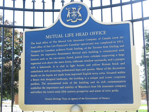 The head office of The Mutual Life Assurance Company of Canada (now the head office of Sun Life Financial's Canadian operations) was completed in 1912. Designed by Canadian architect Frank...
