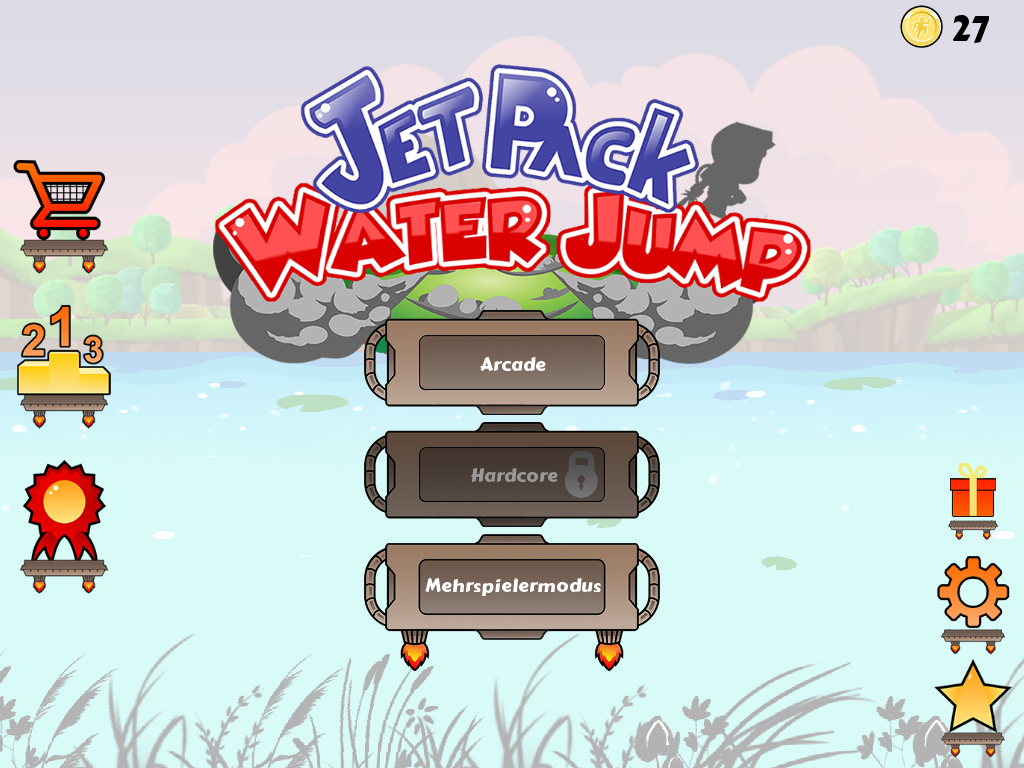Android application Jetpack Water Jump screenshort
