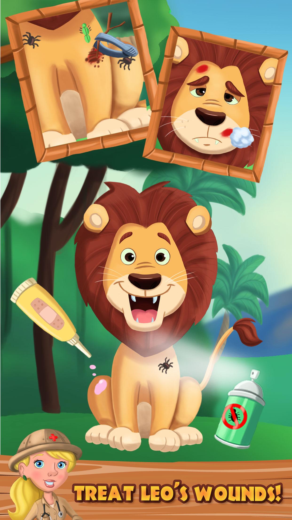 Android application Jungle Animal Doctor screenshort