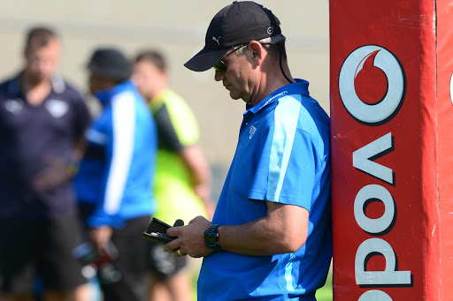 Bulls head coach Nollis Marais during the team's training session and press conference at Loftus Versfeld Stadium on May 11, 2017 in Pretoria, South Africa.