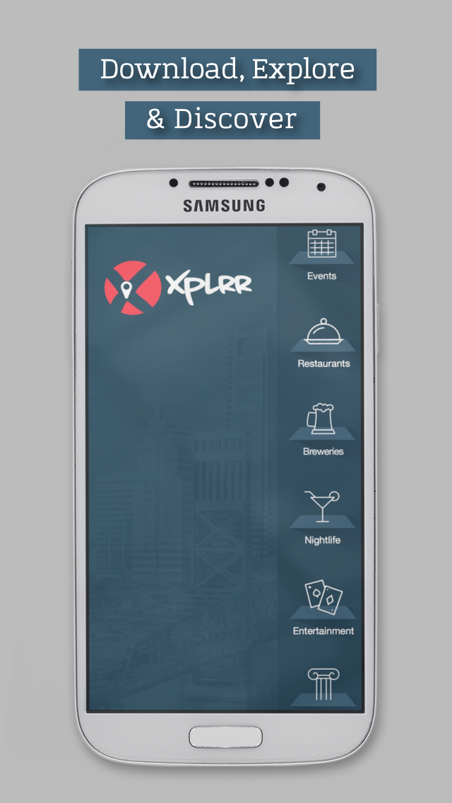 Android application Jacksonville XPLRR screenshort