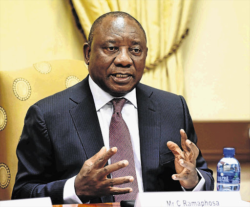 Cyril Ramaphosa. File photo.