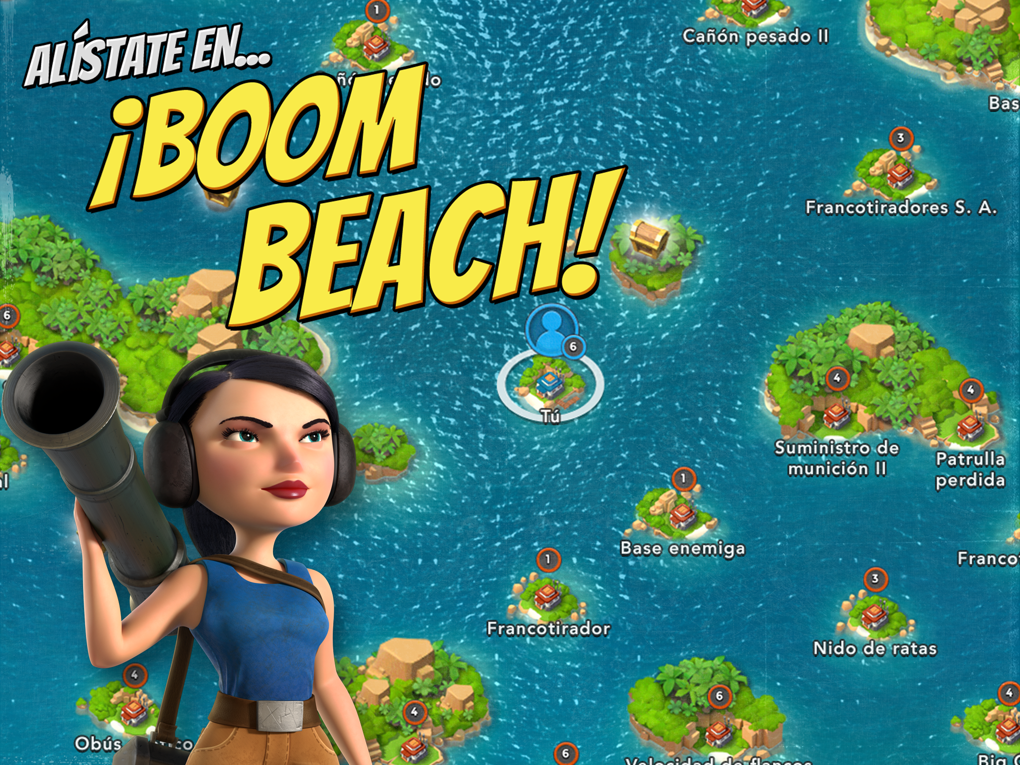 Android application Boom Beach screenshort