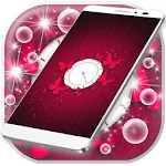 Pink Butterfly Clock Apk