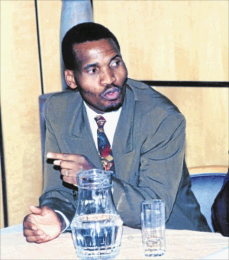 HARD TASKMASTER: Sicelo Shiceka being sworn in as minister of provincial and local government in 2008. Photo: SIMPHIWE NKWALI