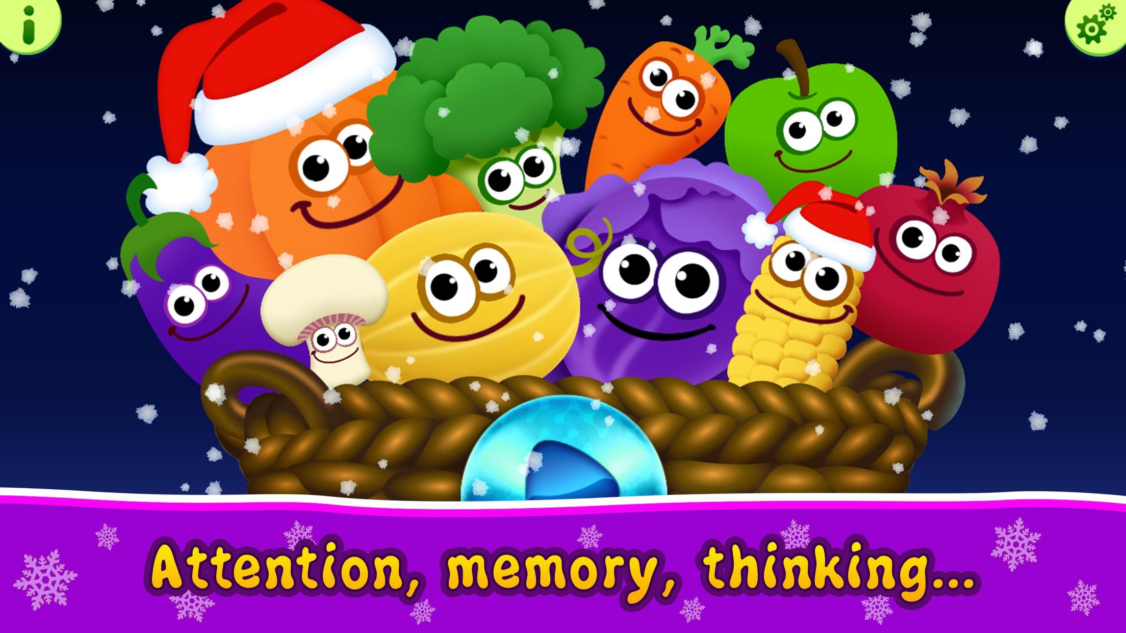 Android application Funny Food! Christmas Game screenshort