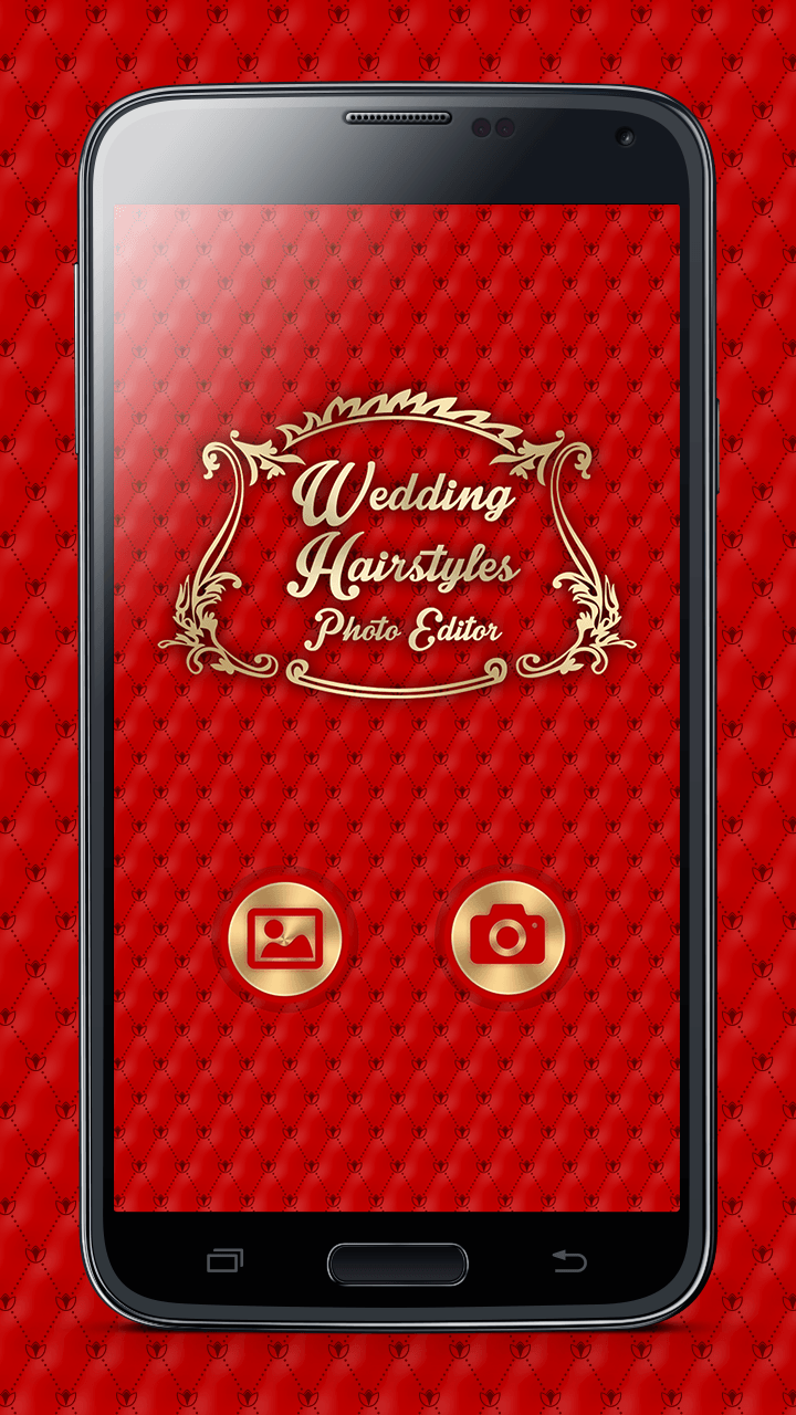 Android application Wedding Hairstyle Photo Editor screenshort