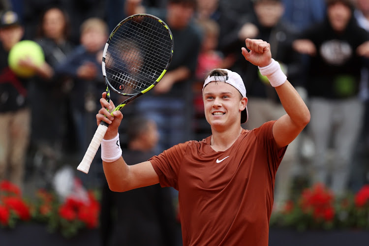 Holger Rune of Denmark in Rome, Italy. Picture: ALEX PANTLING/GETTY IMAGES