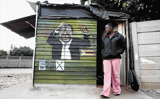 President Robert Mugabe still rules the Harare streets