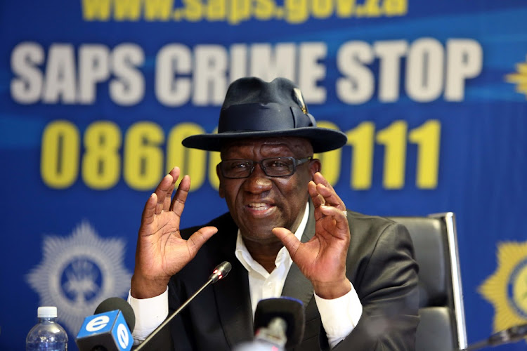 Minister of Police Bheki Cele giving an update on KZN political killings at a Media briefing in Durban on Friday 3 August 2018.