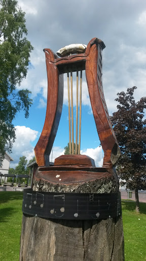 Harp Statue