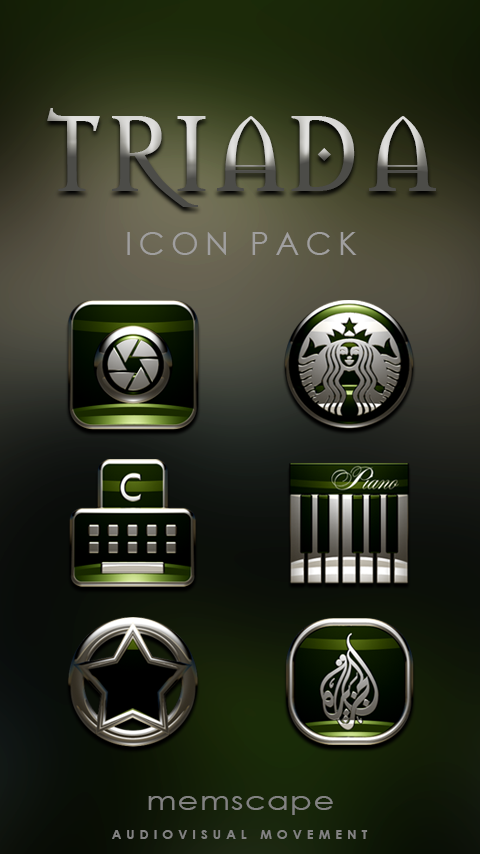 Android application TRIADA Icon Pack screenshort