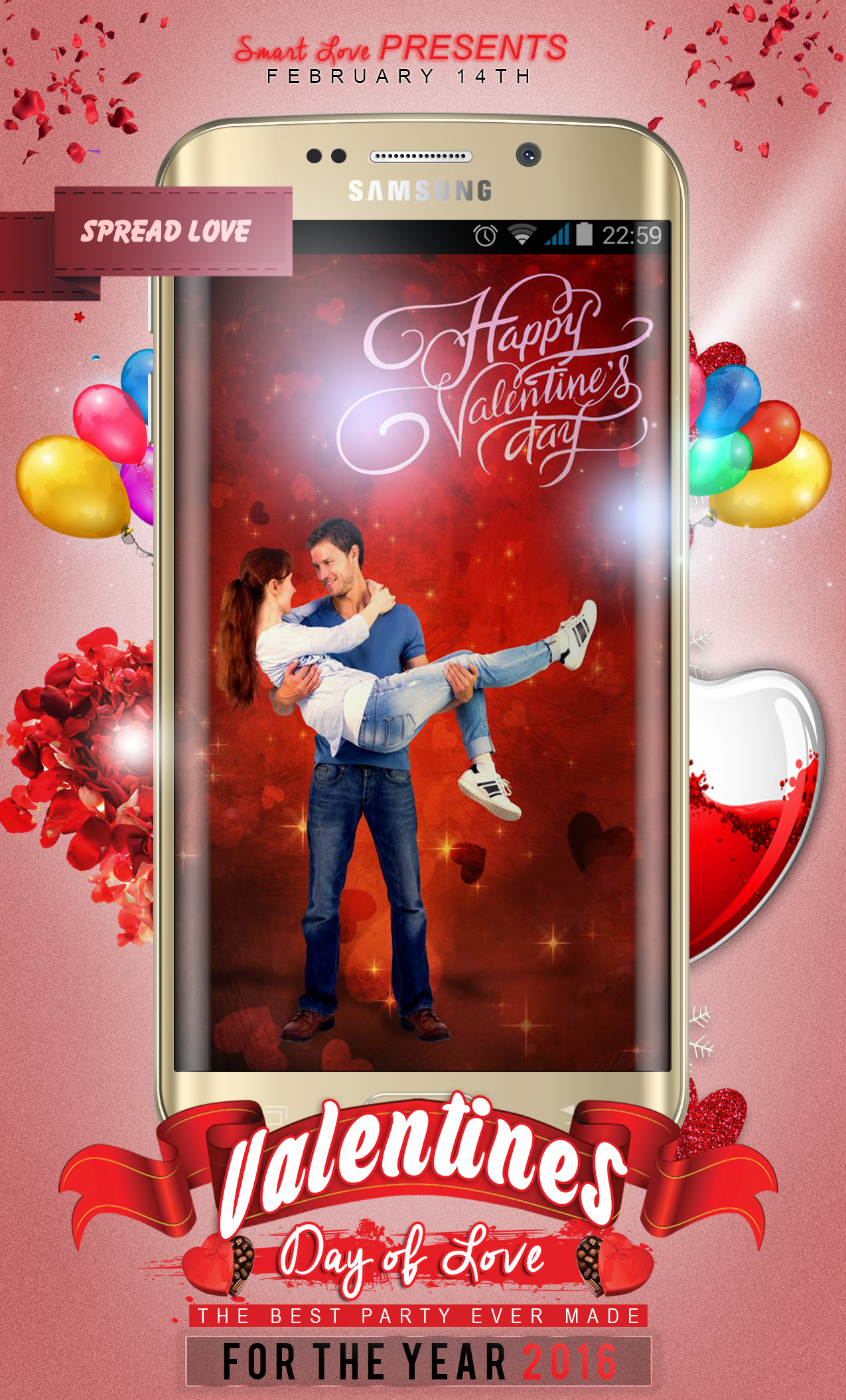 Android application Valentines Day 2016 Photobooth screenshort