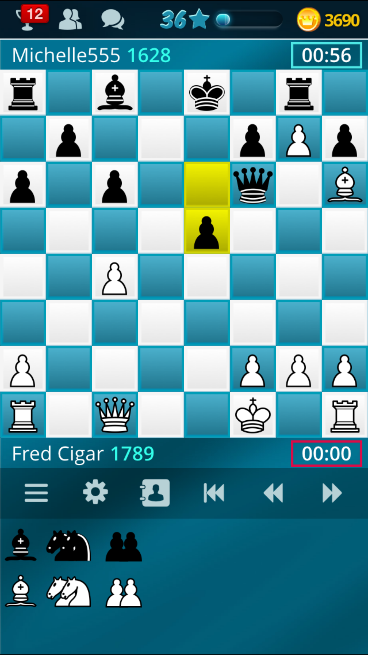 Android application Chess Online screenshort