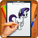 ダウンロード Learn How to Draw Little Pony をインストールする 最新 APK ダウンローダ