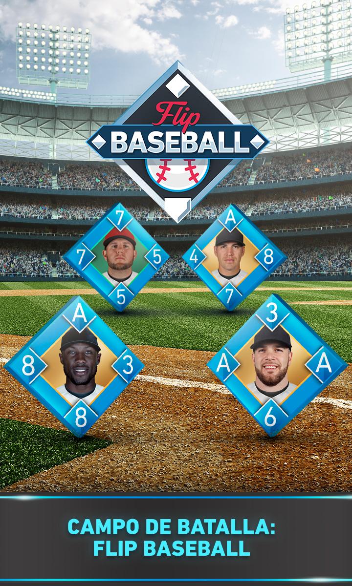 Android application Flip Baseball: card game screenshort