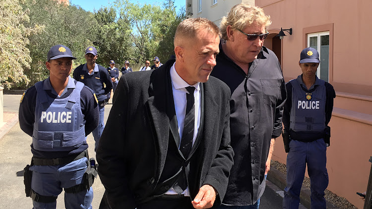 Defense advocate Pete Mihalik while inspecting Spier wine estate during the murder trial of property mogul business man Jason Rohde on October 9 2017.