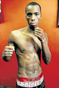PUT 'EM UP: Thabo Sonjica will defend his IBO junior featherweight title against Toto Helebe at Orient Theatre in East London on SundayPhoto: MICHAEL PINYANA