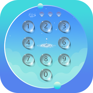 Download Lock screen keypad water For PC Windows and Mac