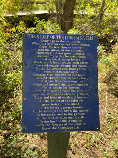 Long ago in the beginning,When the cypress swamps were infants,Grew the iris, blue as heaven,And the russet, of the autumn...Now, they did not grow together,Lake and forest lay between them.Just...