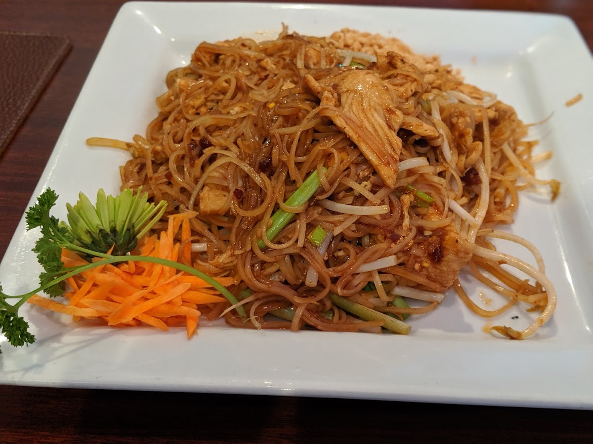 Gluten-Free Pad Thai at Thai Cuisine & Noodle House