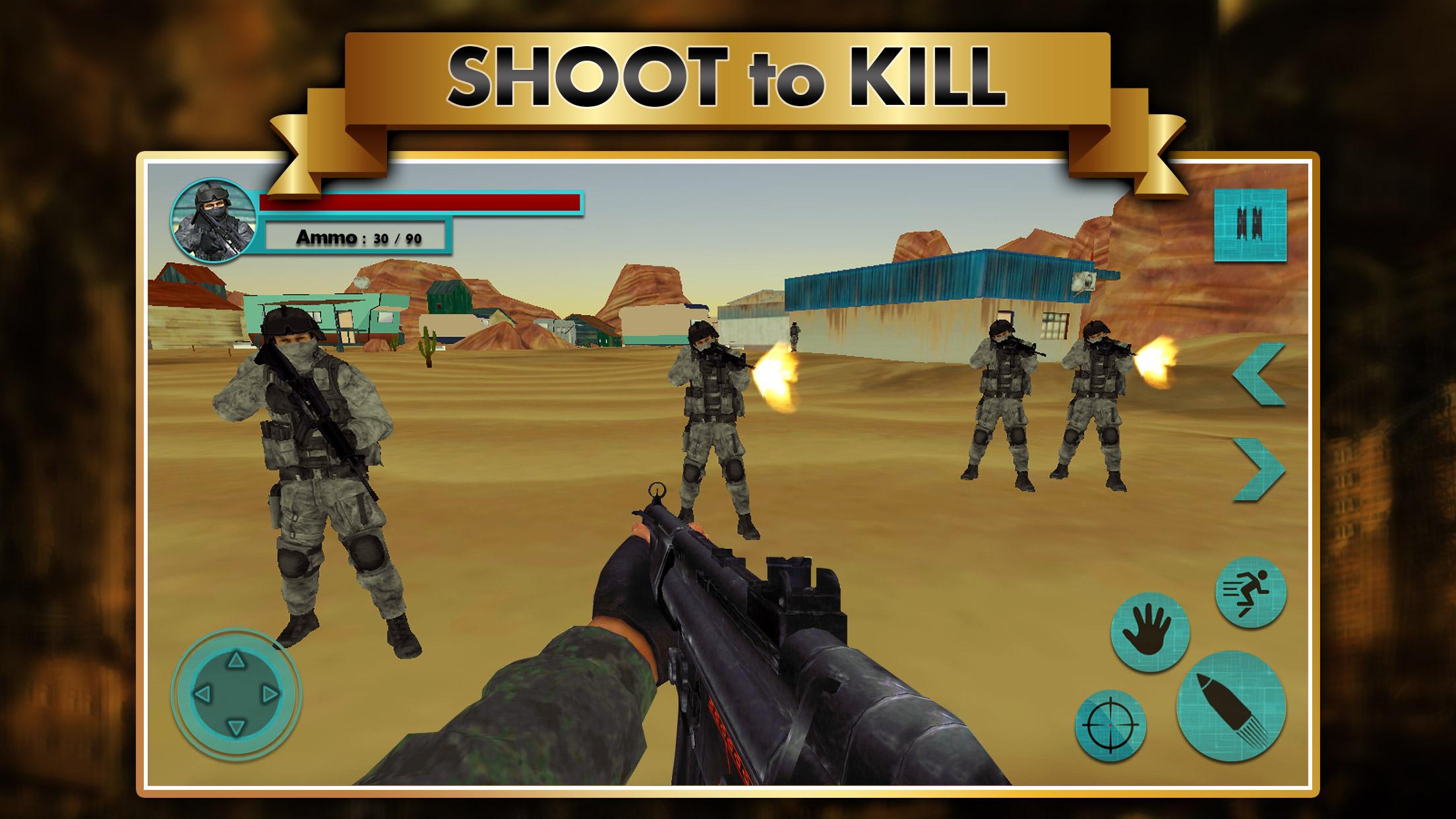 Android application Elite Sniper Guard Hero screenshort