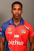 JOHANNESBURG, SOUTH AFRICA - DECEMBER 10: Thami Tsolekile of the Lions during the bizhub Highveld Lions photocall session at Bidvest Wanderers on December 10, 2015 in Johannesburg, South Africa. (Photo by Lee Warren/Gallo Images)