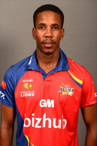 JOHANNESBURG, SOUTH AFRICA - DECEMBER 10: Thami Tsolekile of the Lions during the bizhub Highveld Lions photocall session at Bidvest Wanderers on December 10, 2015 in Johannesburg, South Africa. (Photo by Lee Warren/Gallo Images)