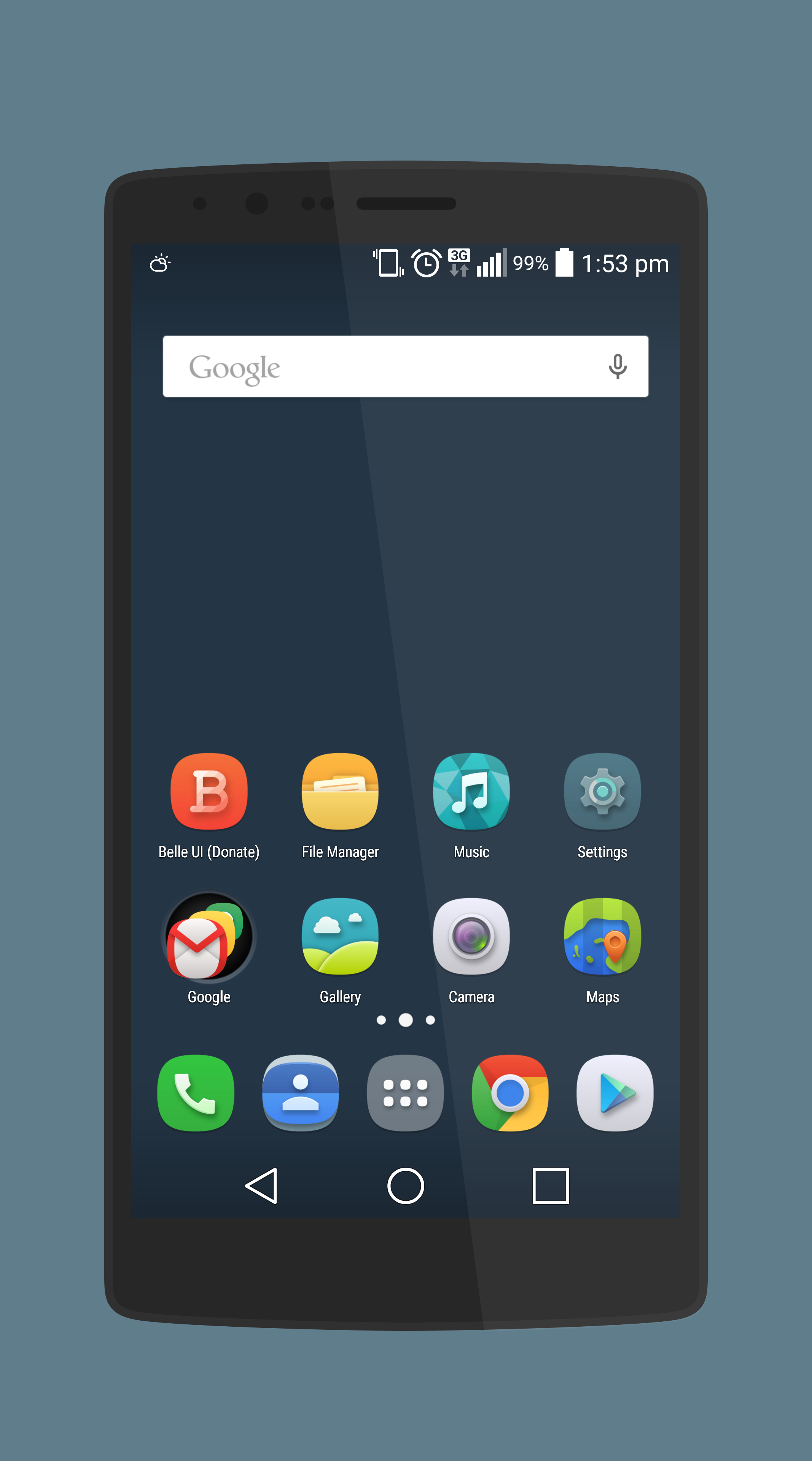 Android application Belle UI (Donate) Icon Pack screenshort