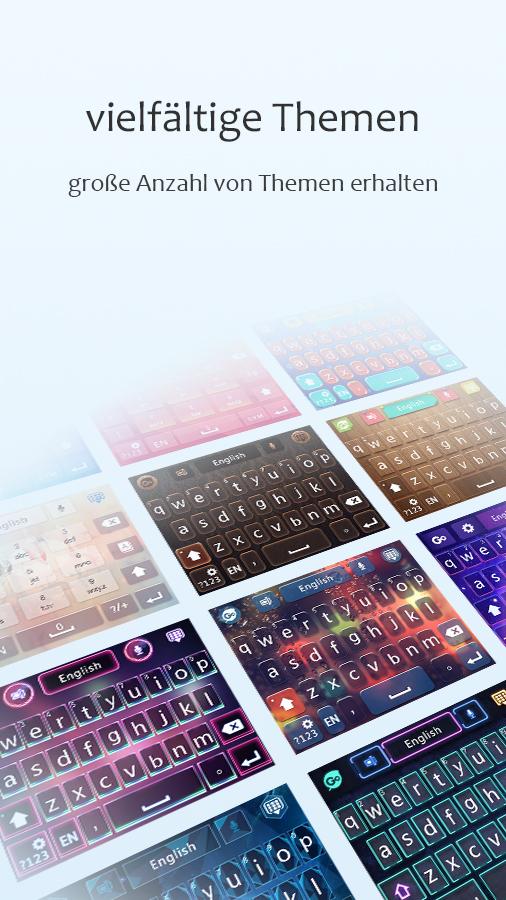 Android application GO Keyboard Lite - Emoji keyboard, Free Theme, GIF screenshort