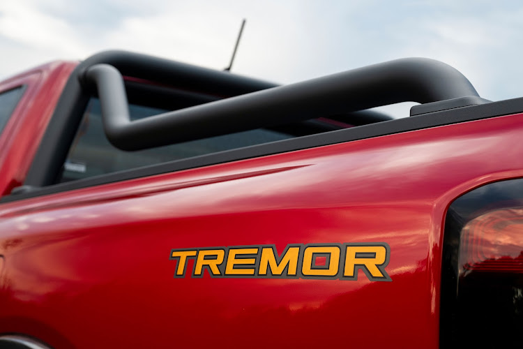 The new Ranger Tremor gets functional tubular sports bars. Picture: SUPPLIED