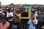 ANC secretary-general Fikile Mbalula and ANC Youth League leader Collen Malatji led the charge against crime in Mjindi in Barberton on Wednesday.