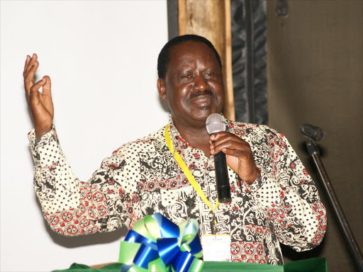 Cord leader Raila Odinga. Photo/File