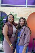 Podcaster Gugu Nyatsumba and Tiffany Lekuku during the podcast session hosted at the Style Lab during the Nike Well Festival in Newtown. 