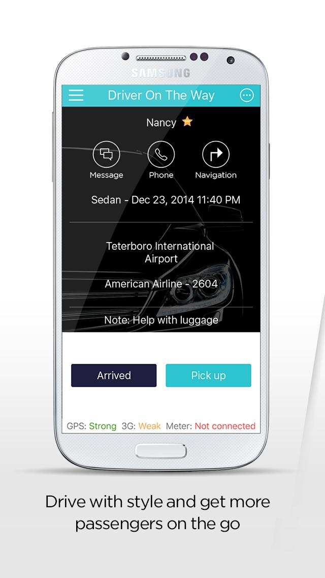 Android application ROADYO Driver screenshort