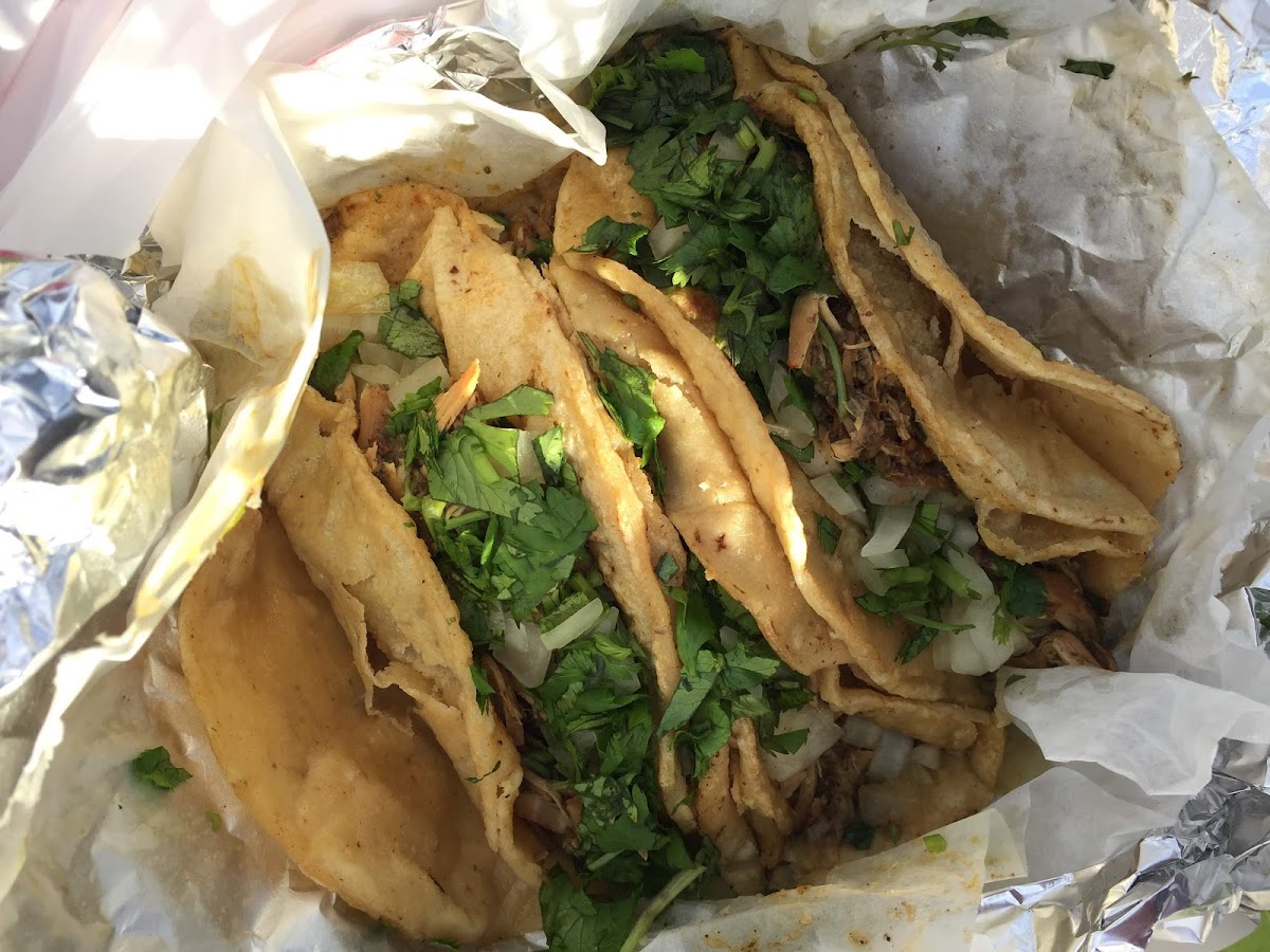 Gluten-Free Tacos at Garifuna Flava