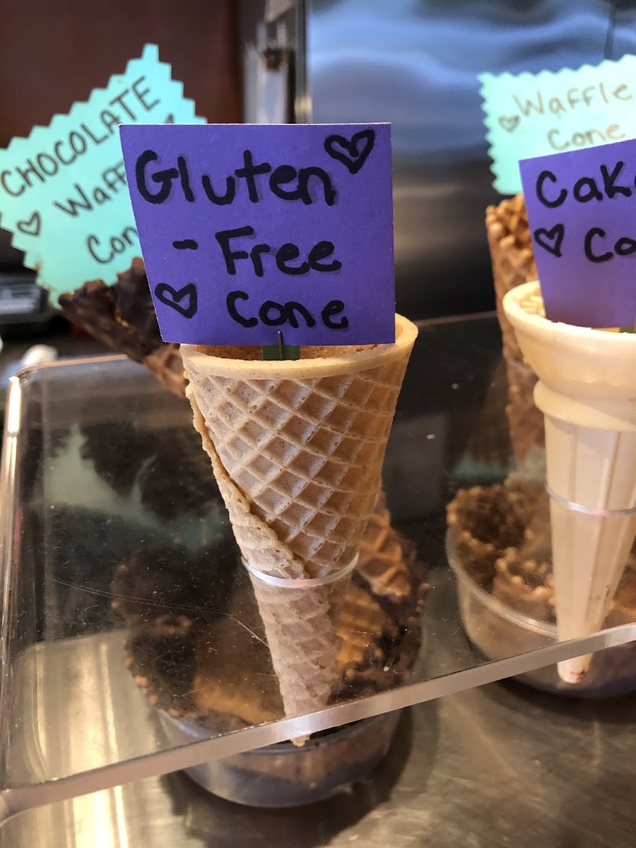 Gluten-Free Ice Cream Cones at Smitty's Homemade Ice Cream