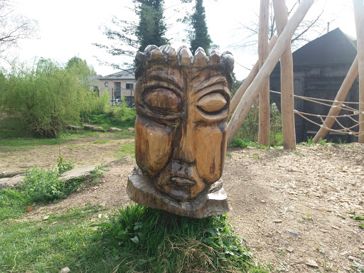 Wood Head Totem