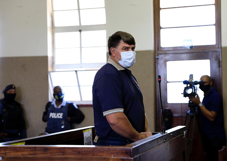 André Pienaar was denied bail at a hearing on Tuesday, after the State had opposed his bail application, citing that the accused had a violent streak and had previously served three years in prison for theft.